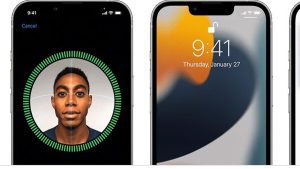 Kunci Aplikasi dengan Face ID atau Passcode